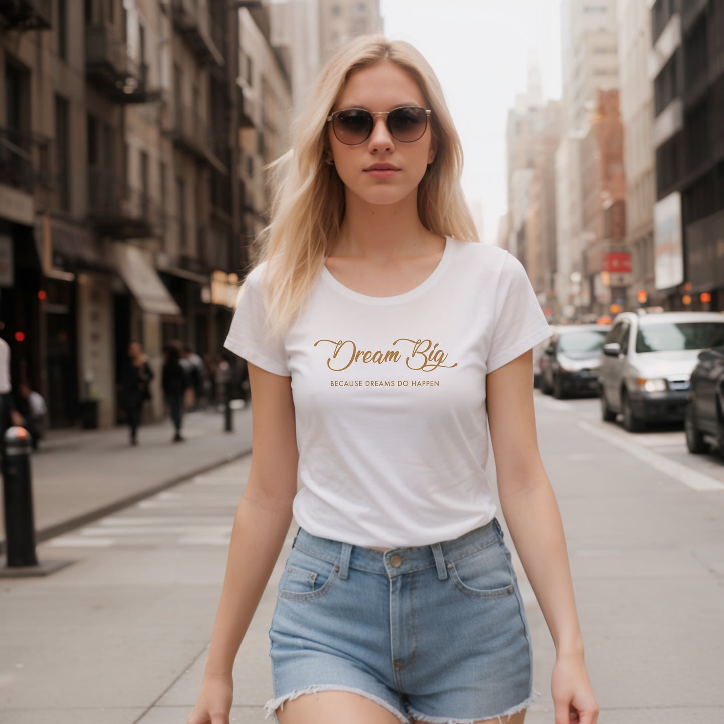Dream Big - Because Dreams Do Happen Women's Organic Cotton T-Shirt