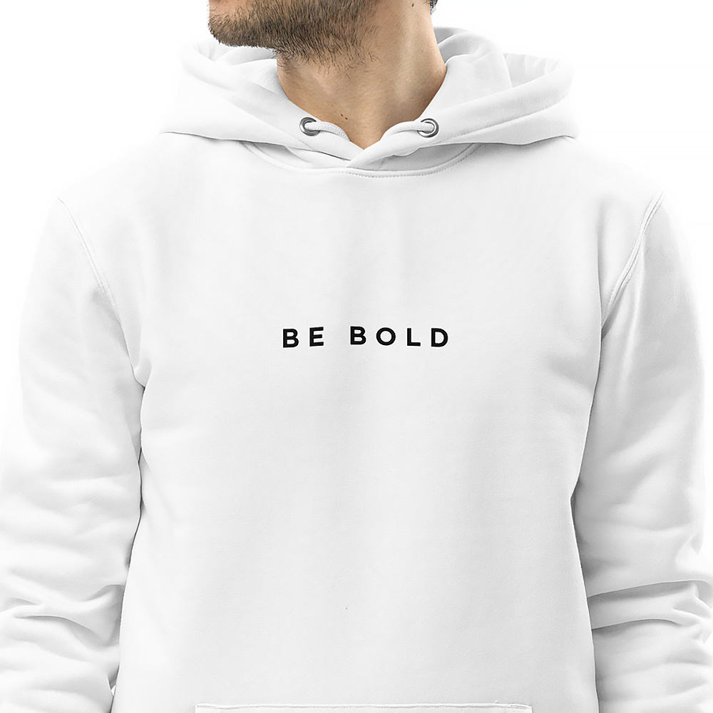 Be Bold Men's Organic Cotton Hoodie