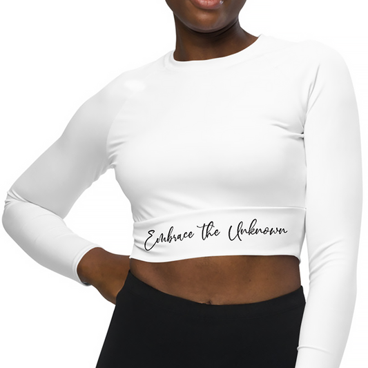 Embrace The Unknown Women's Recycled UPF 50+ Cropped Long-Sleeve