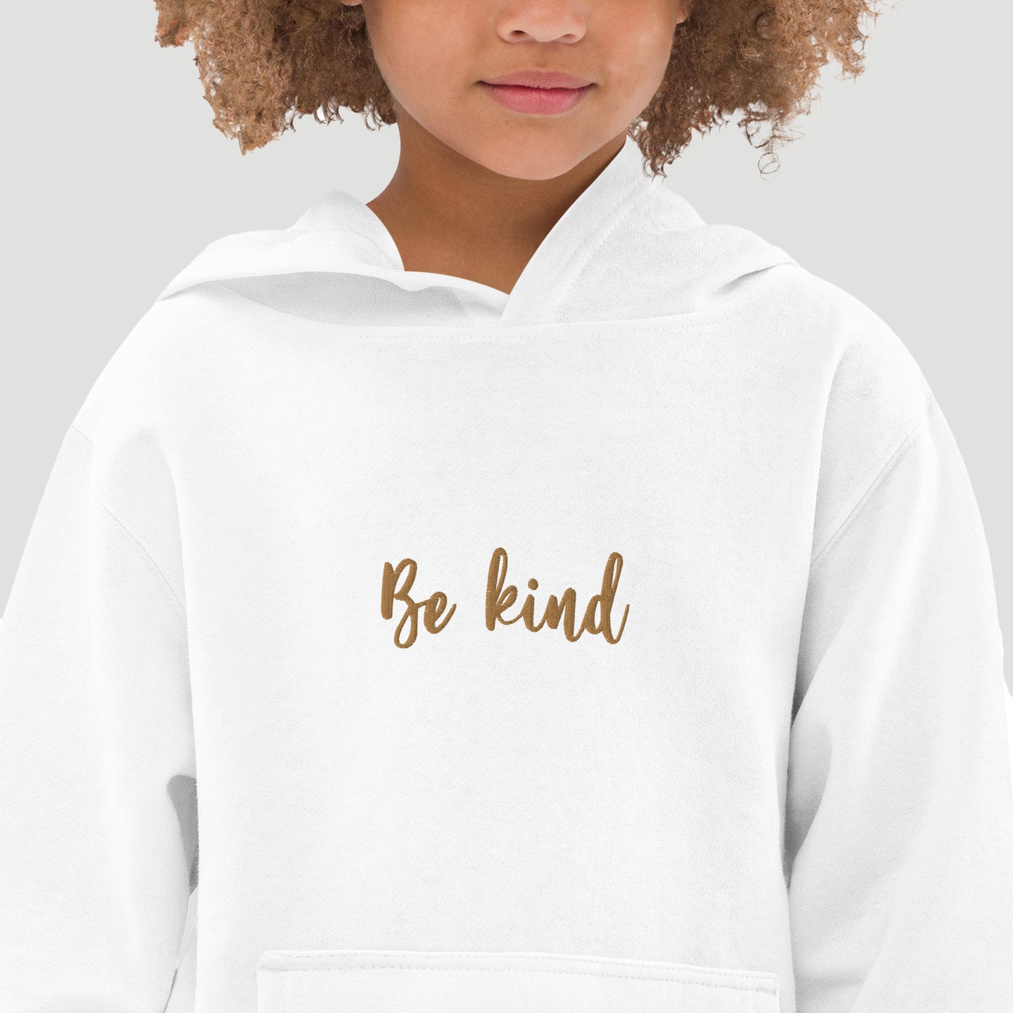 Be Kind Inspirational Kids Fleece Hoodie