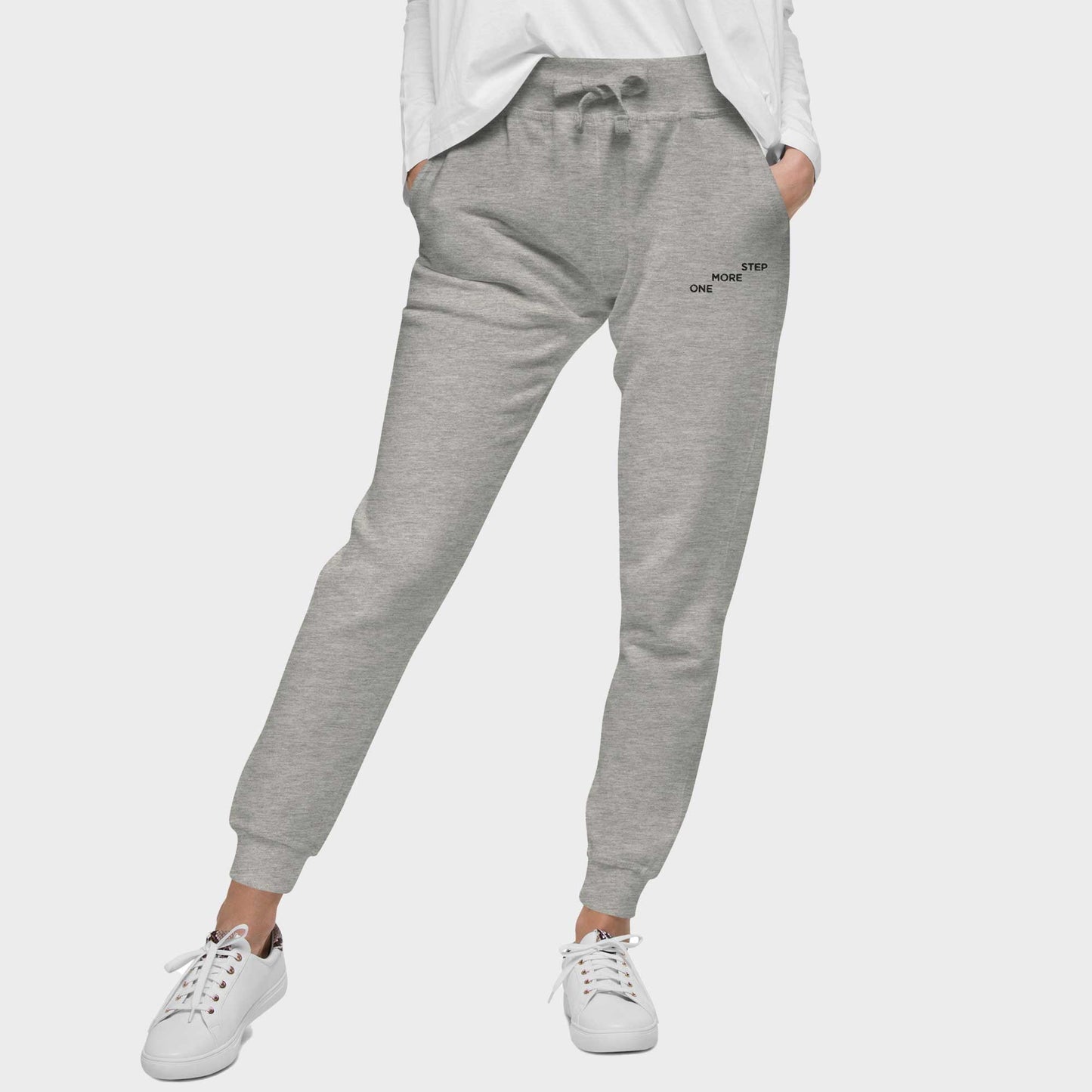 One More Step Women's Inspirational Oversized Fleece Sweatpants
