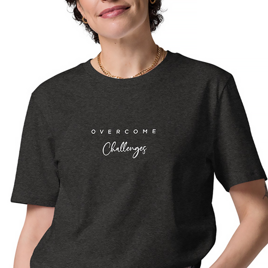 Overcome Challenges Women's Oversized 100% Organic Cotton T-Shirt
