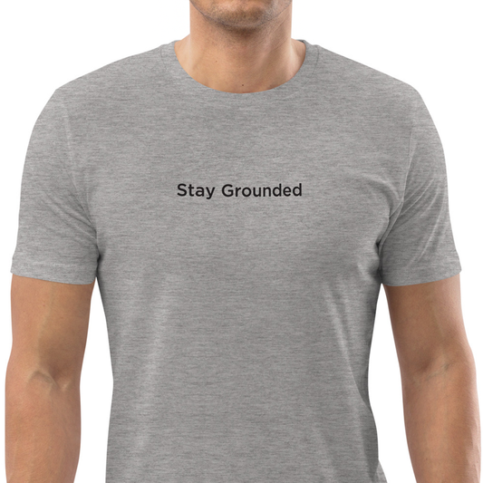 Stay Grounded Men's 100% Organic Cotton T-Shirt
