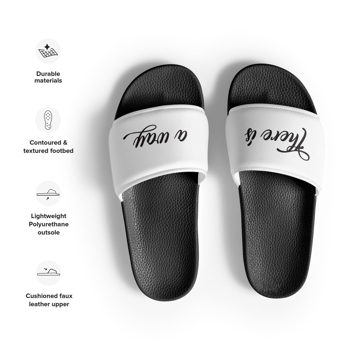 There Is A Way Men's Minimalist Slide Sandals