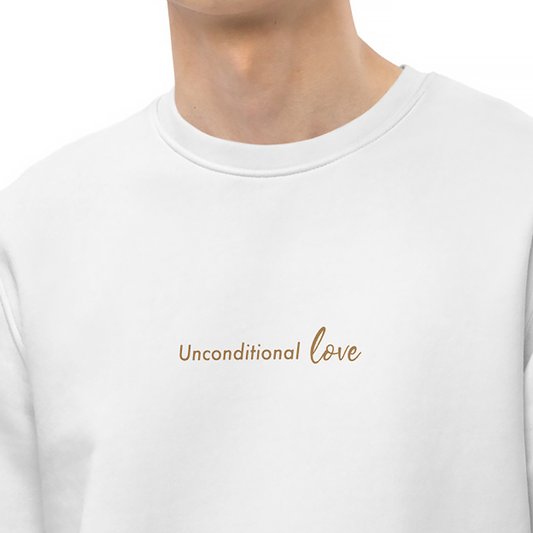 Unconditional Love Men's Organic Cotton Sweatshirt