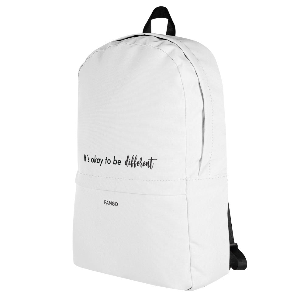 It’s Okay To Be Different Minimalist Backpack