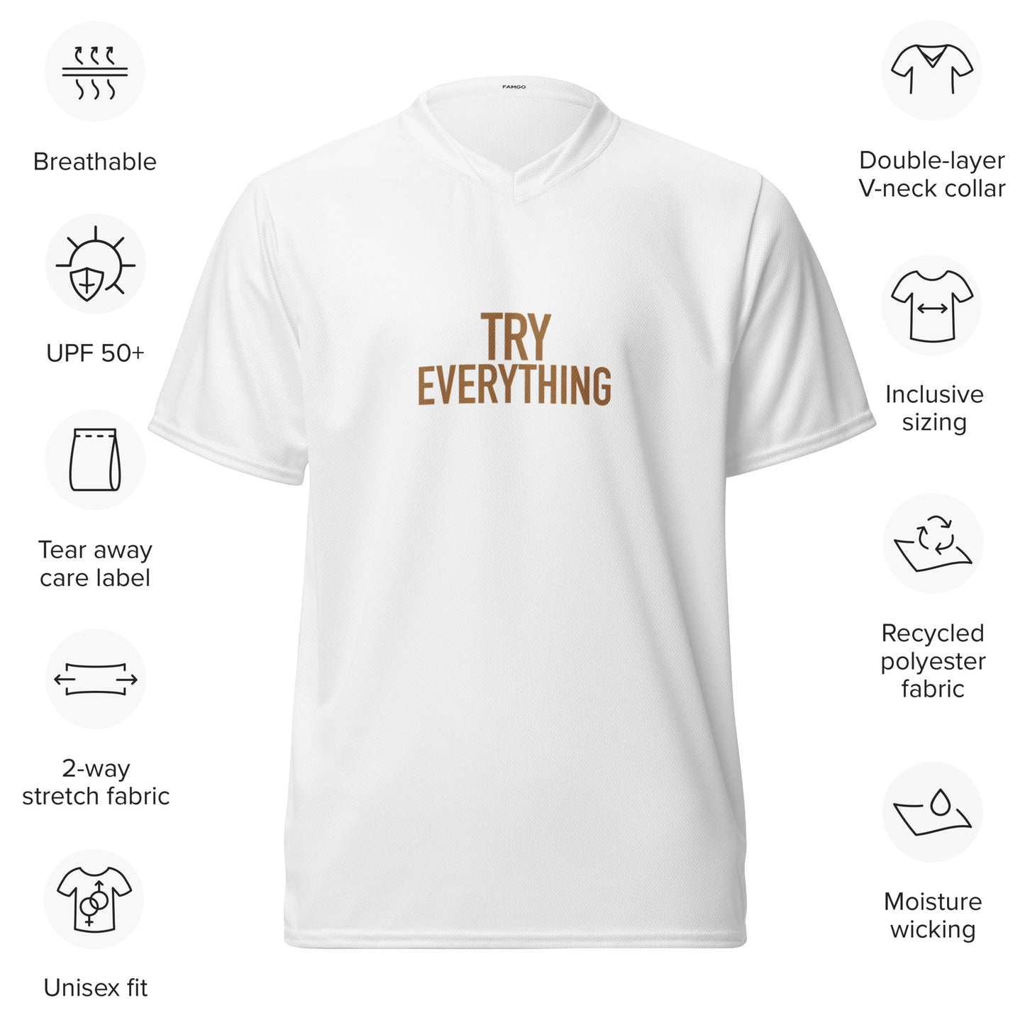 Try Everything Men's UPF50+ Recycled Workout T-Shirt