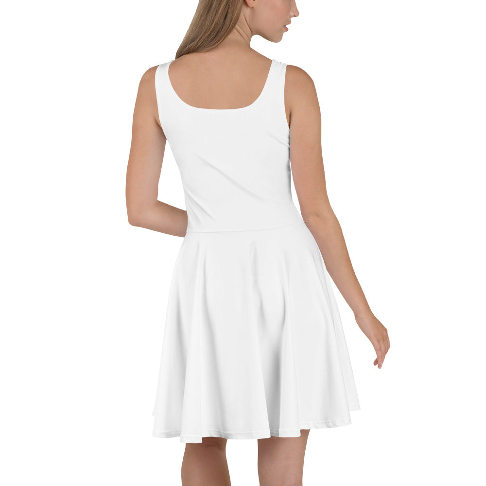 Tough is Beautiful White Skater/Tennis Dress