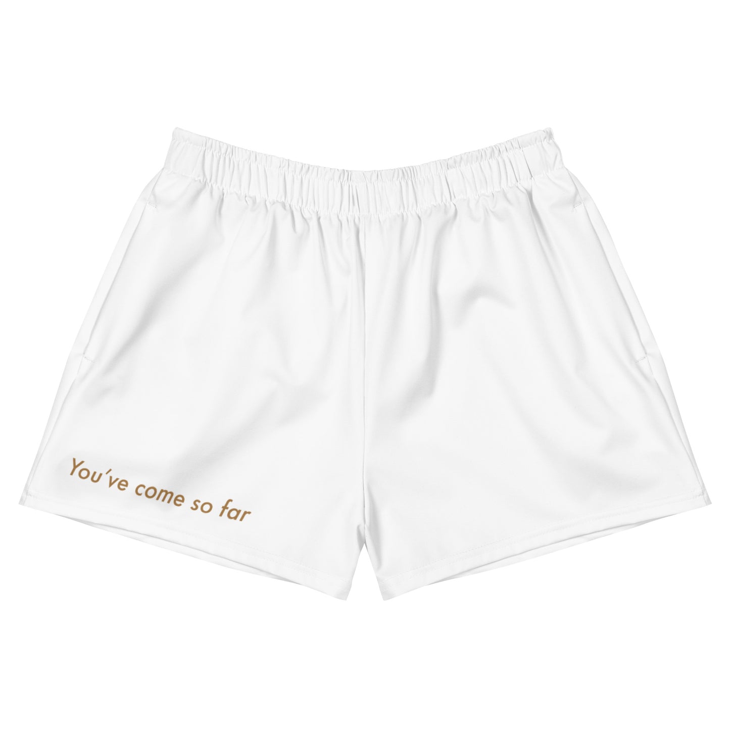 You've Come So Far Women’s Recycled Inspirational Athletic Shorts