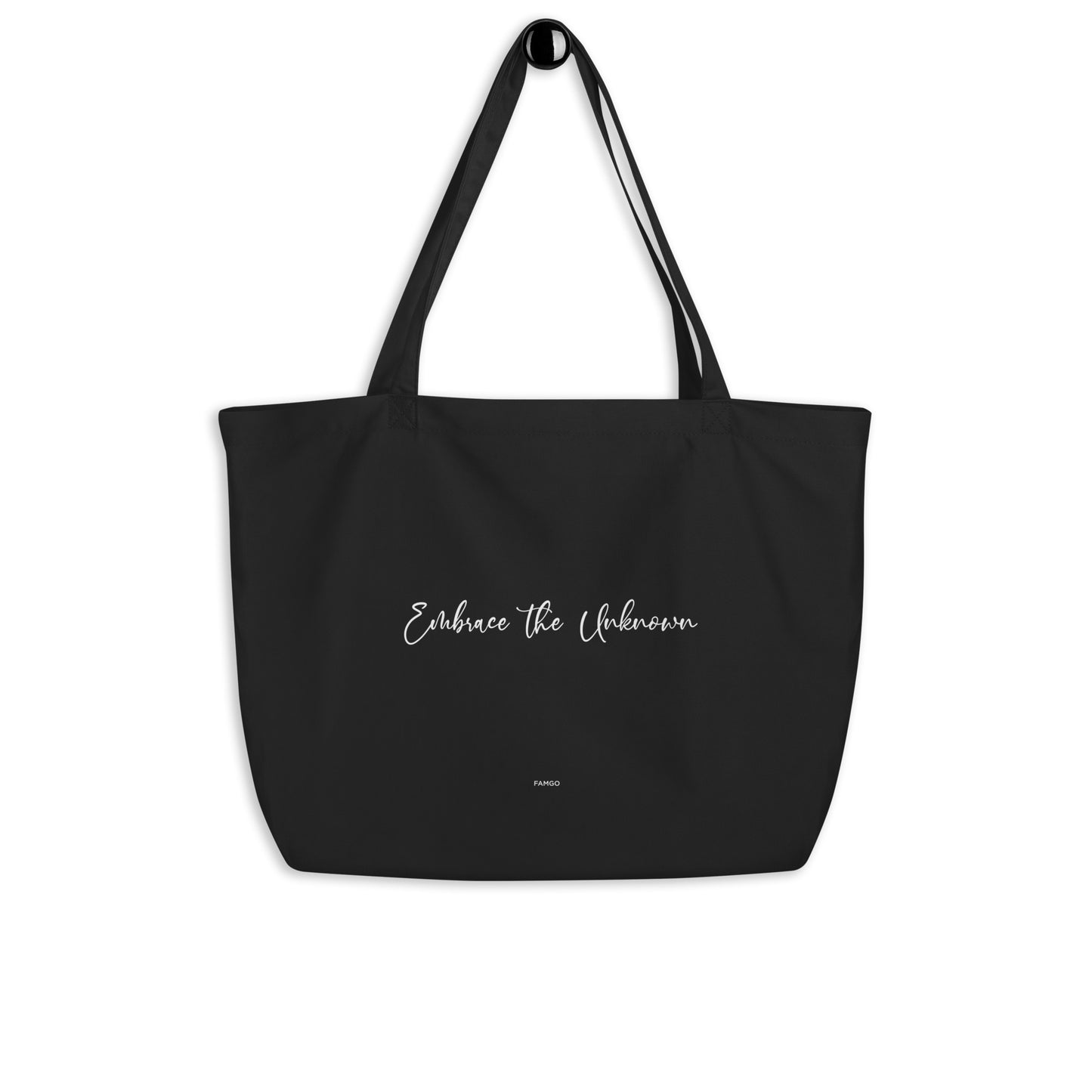 Embrace The Unknown Large 100% Organic Cotton Tote Bag