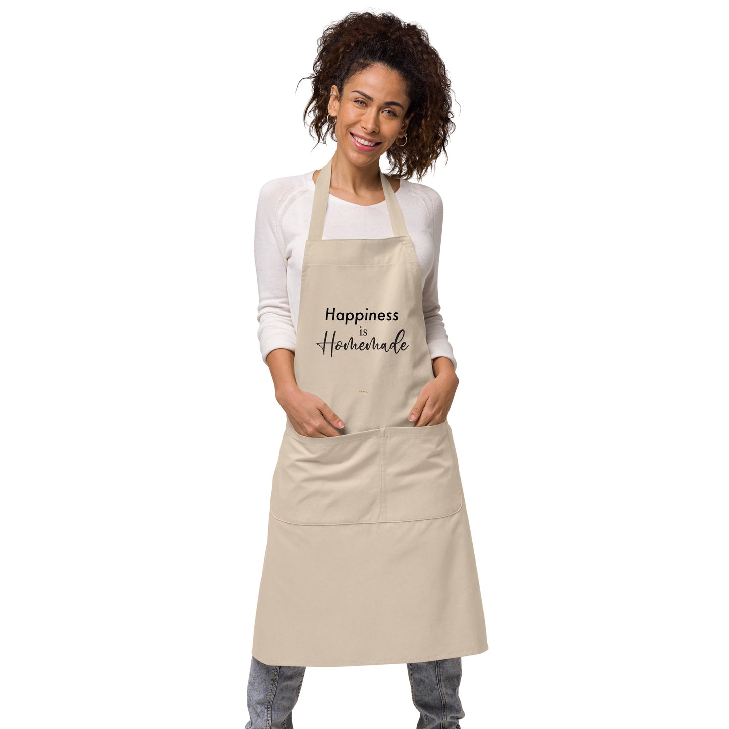 Happiness Is Homemade 100% Organic Cotton Apron