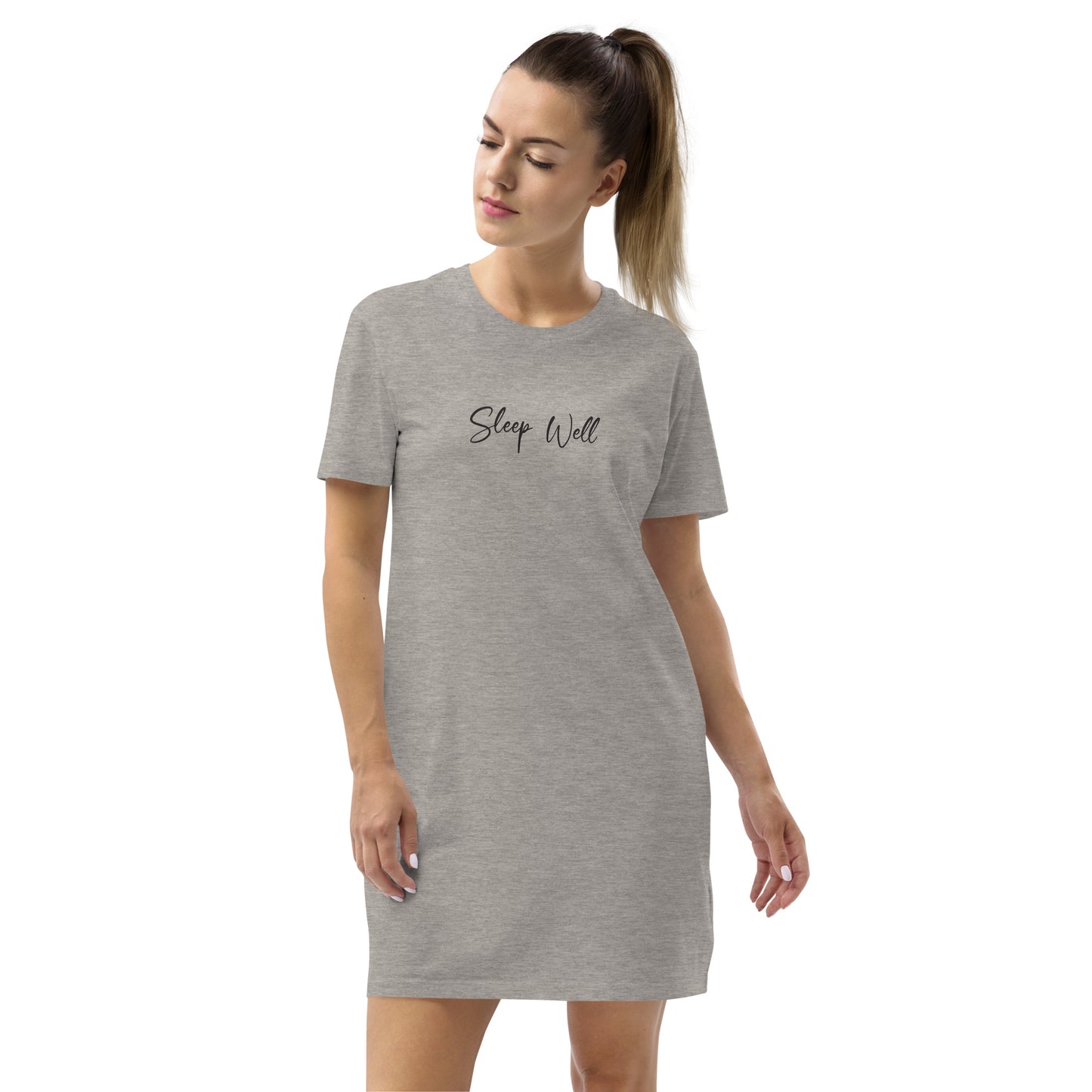Sleep Well 100% Organic Cotton T-Shirt Dress Loungewear
