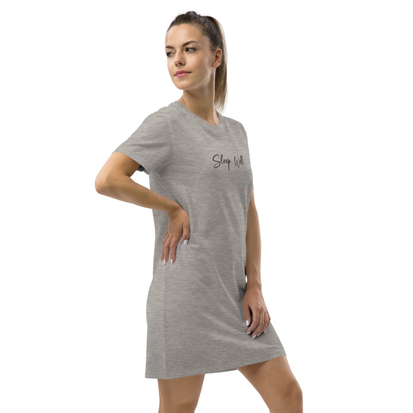 Sleep Well 100% Organic Cotton T-Shirt Dress Loungewear