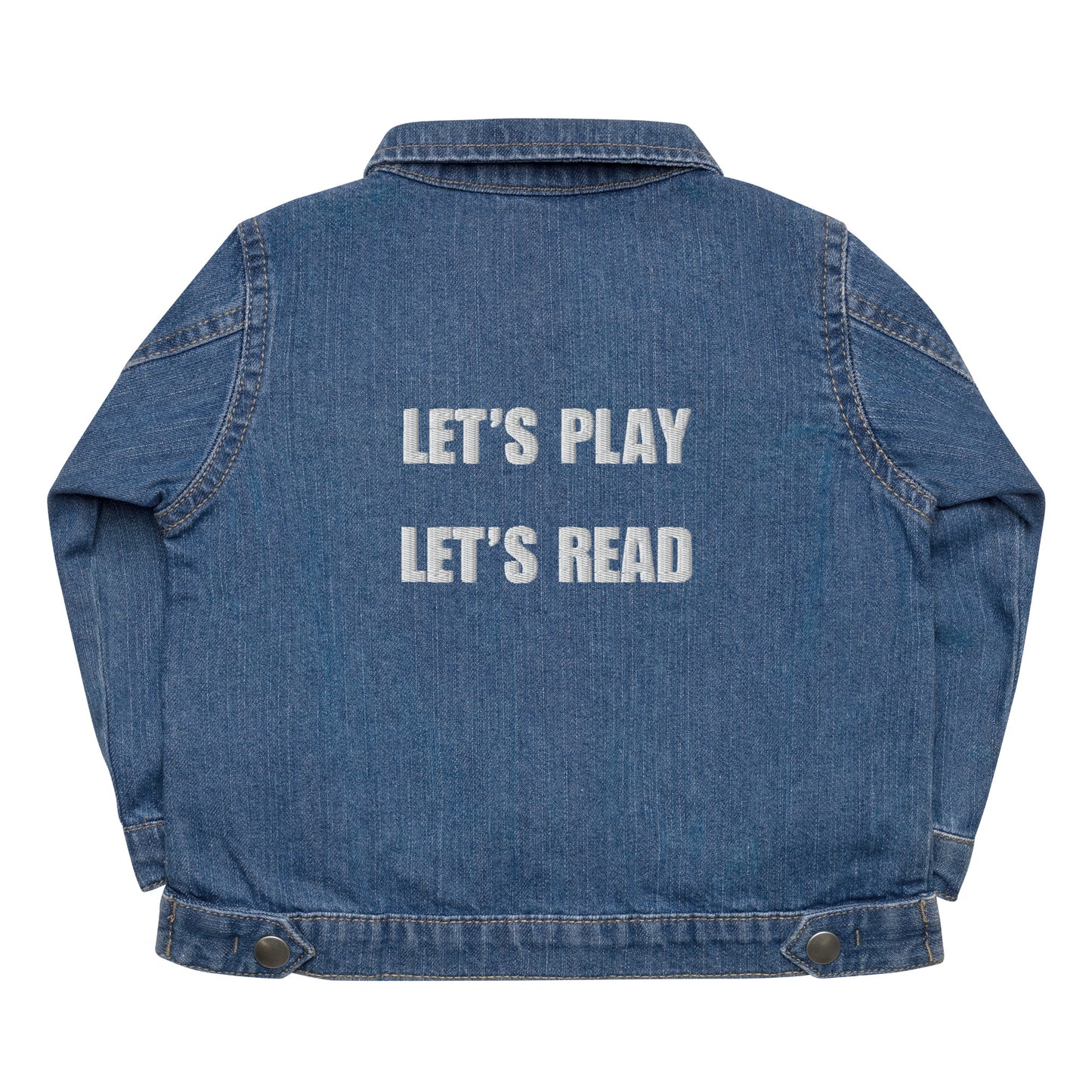 Let's Play Let's Read Toddler Organic Denim Jacket