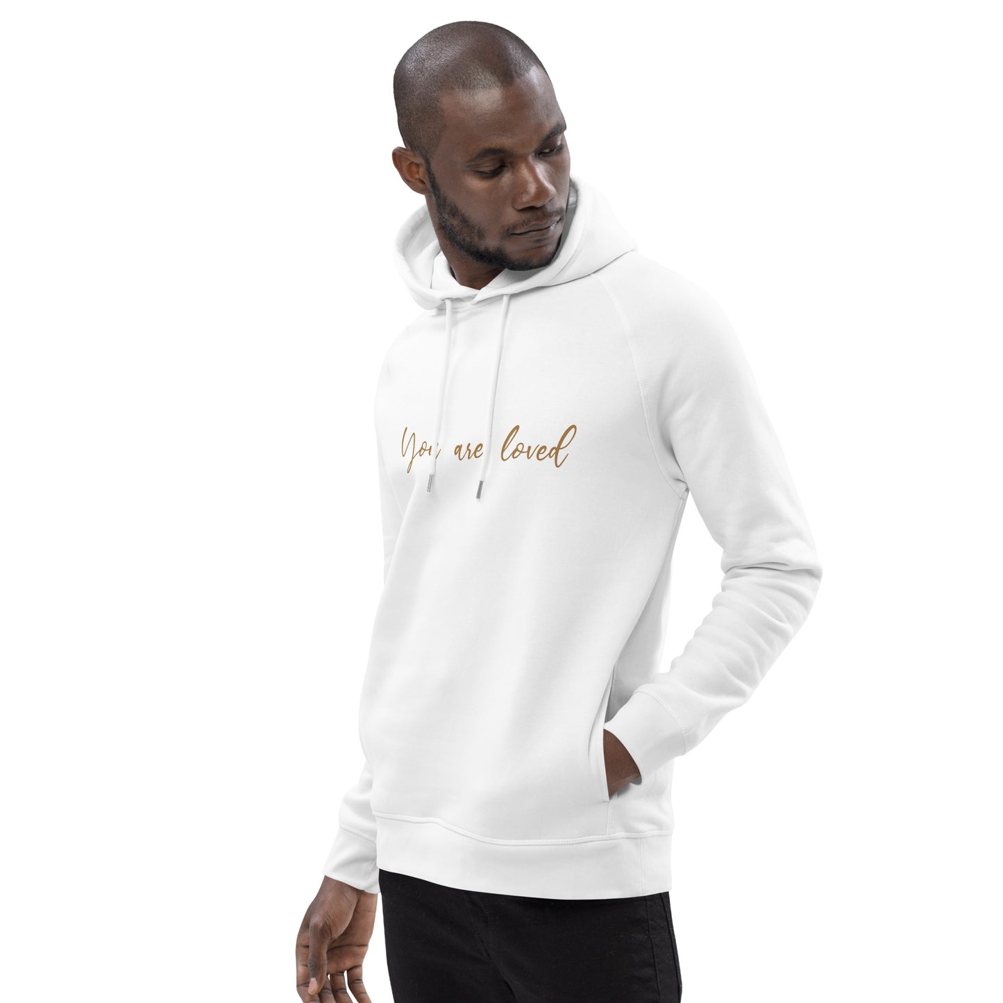 You Are Loved Men's Organic Cotton Hoodie