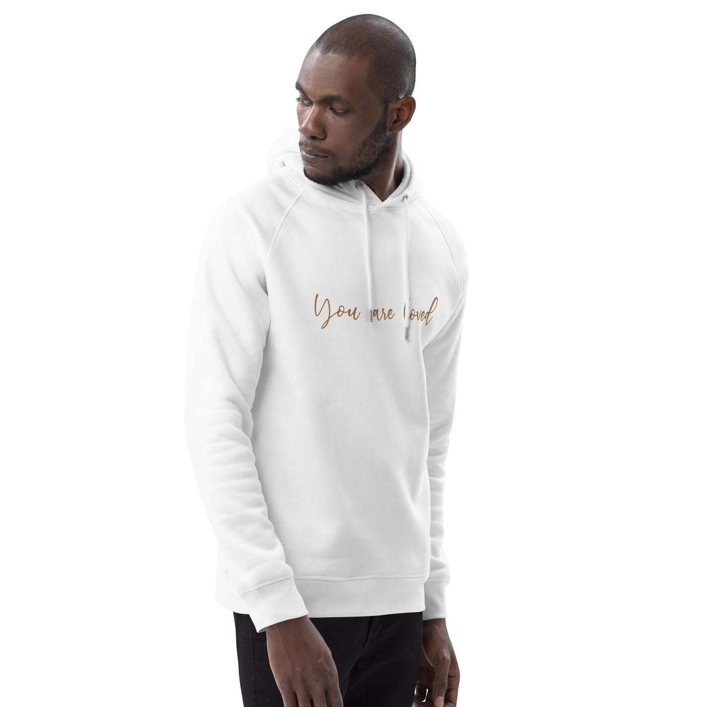 You Are Loved Men's Organic Cotton Hoodie