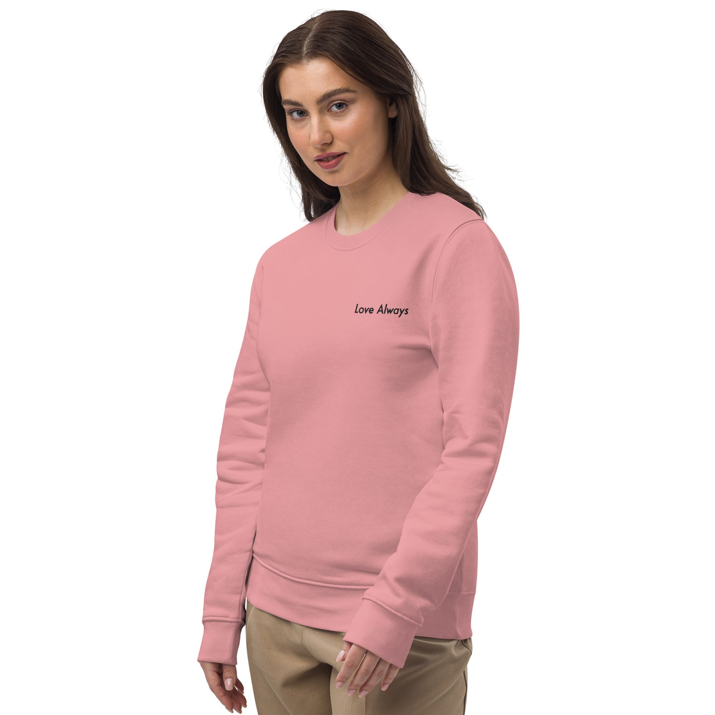 Love Always Women's Oversized Organic Cotton Sweatshirt