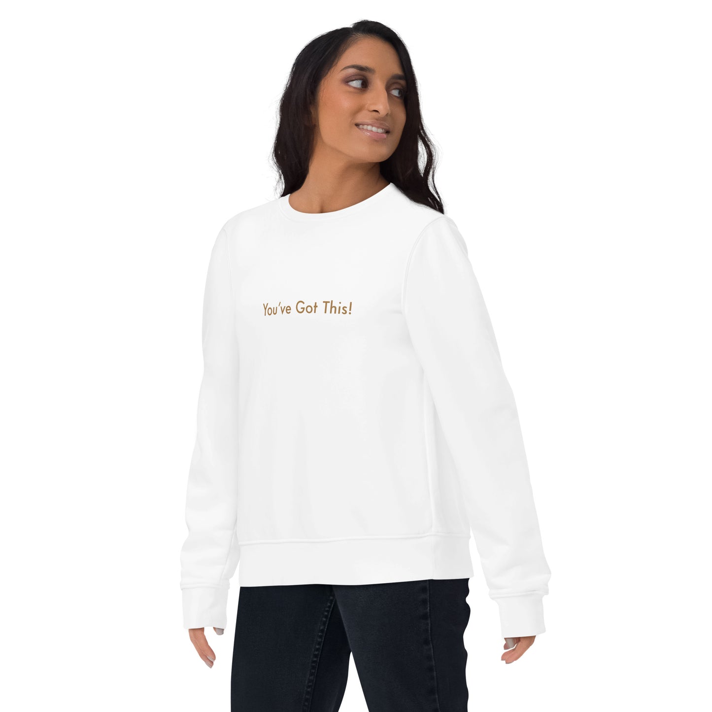 You've Got This! Women's Oversized Organic Cotton Sweatshirt