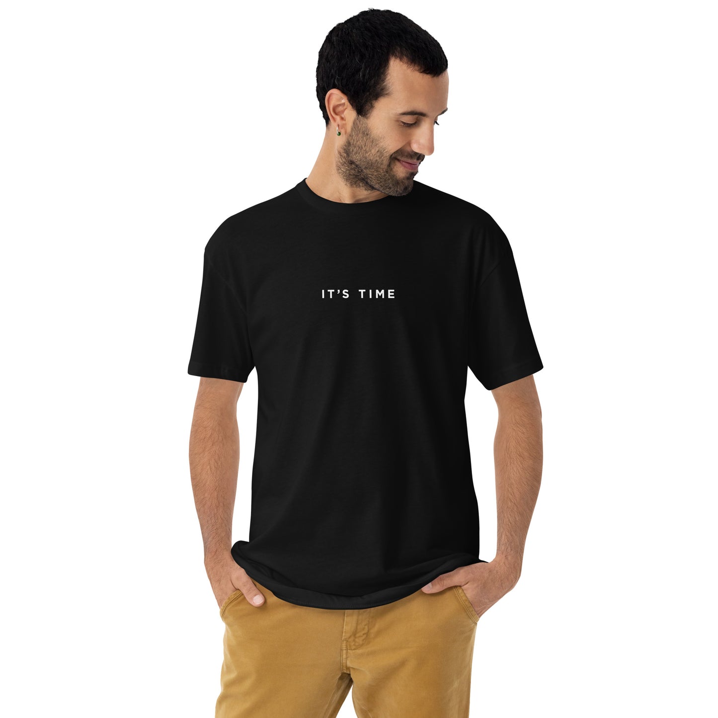 It's Time Men's Eco-Friendly Sustainable T-Shirt