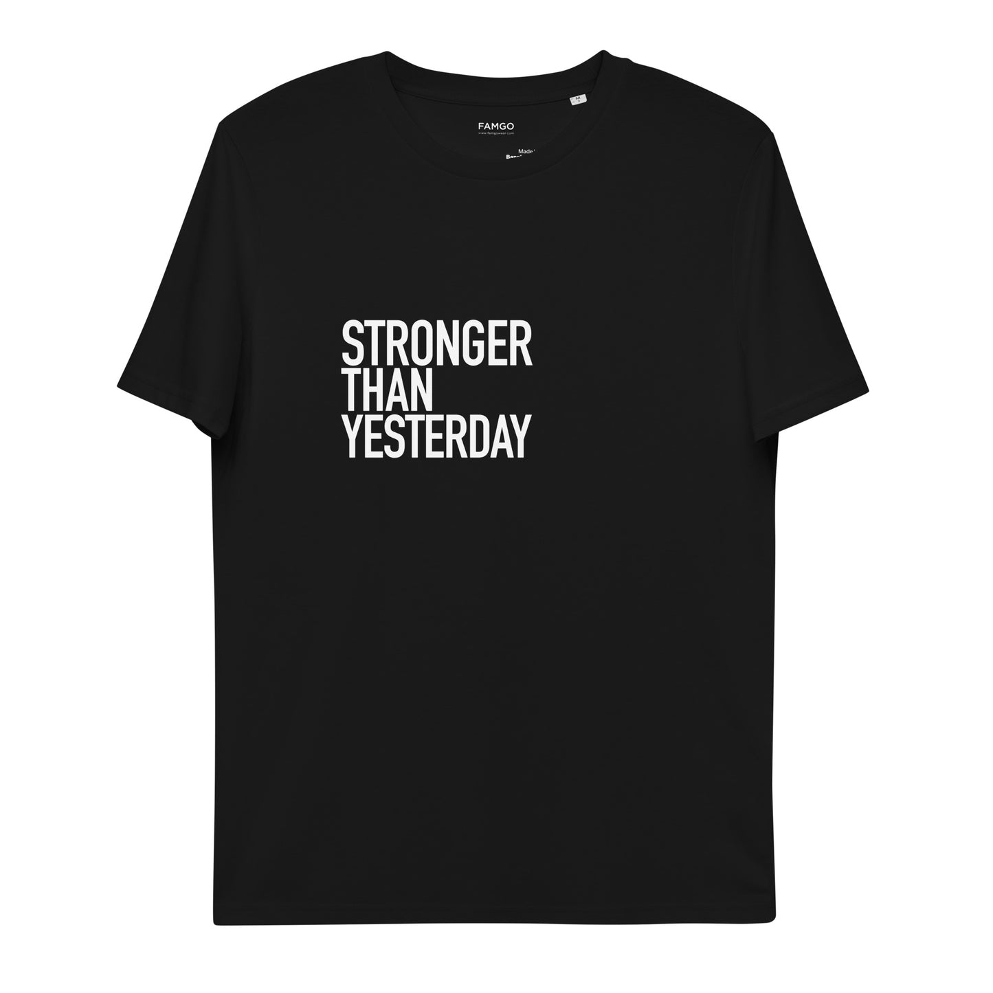 Stronger Than Yesterday Oversized 100% Organic Cotton T-Shirt