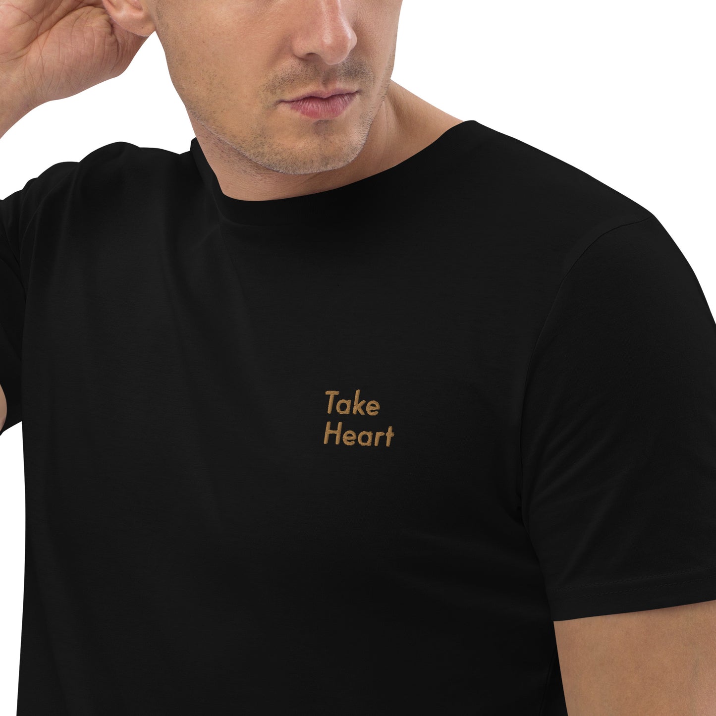 Take Heart Men's 100% Organic Cotton T-Shirt