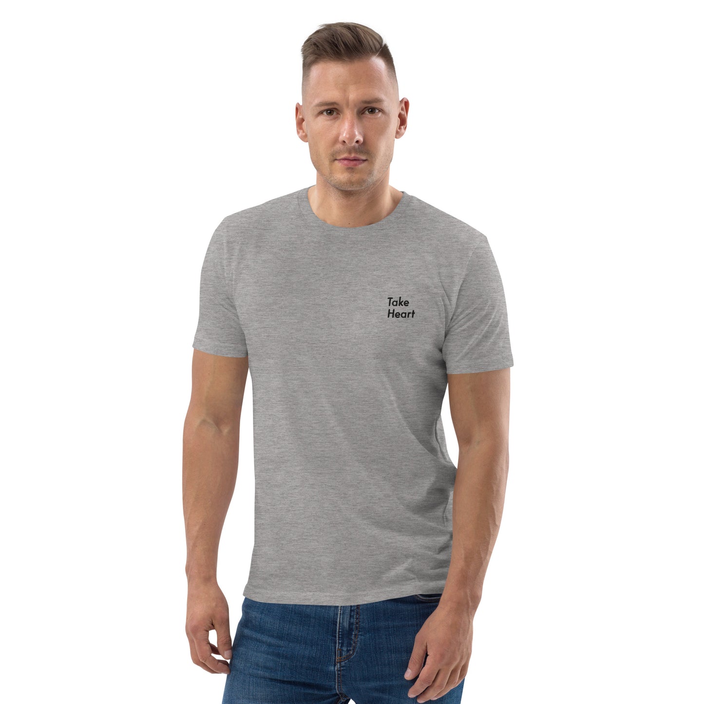 Take Heart Men's 100% Organic Cotton T-Shirt