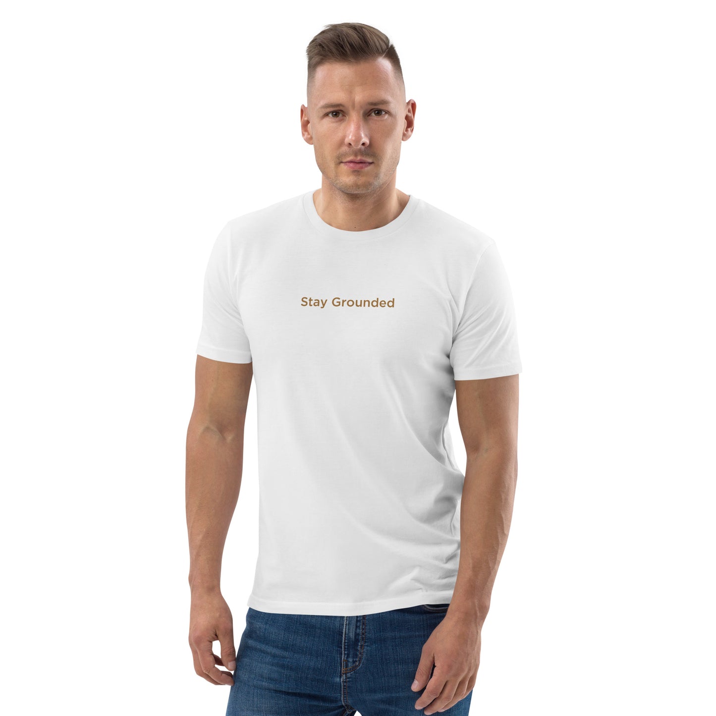 Stay Grounded Men's 100% Organic Cotton T-Shirt