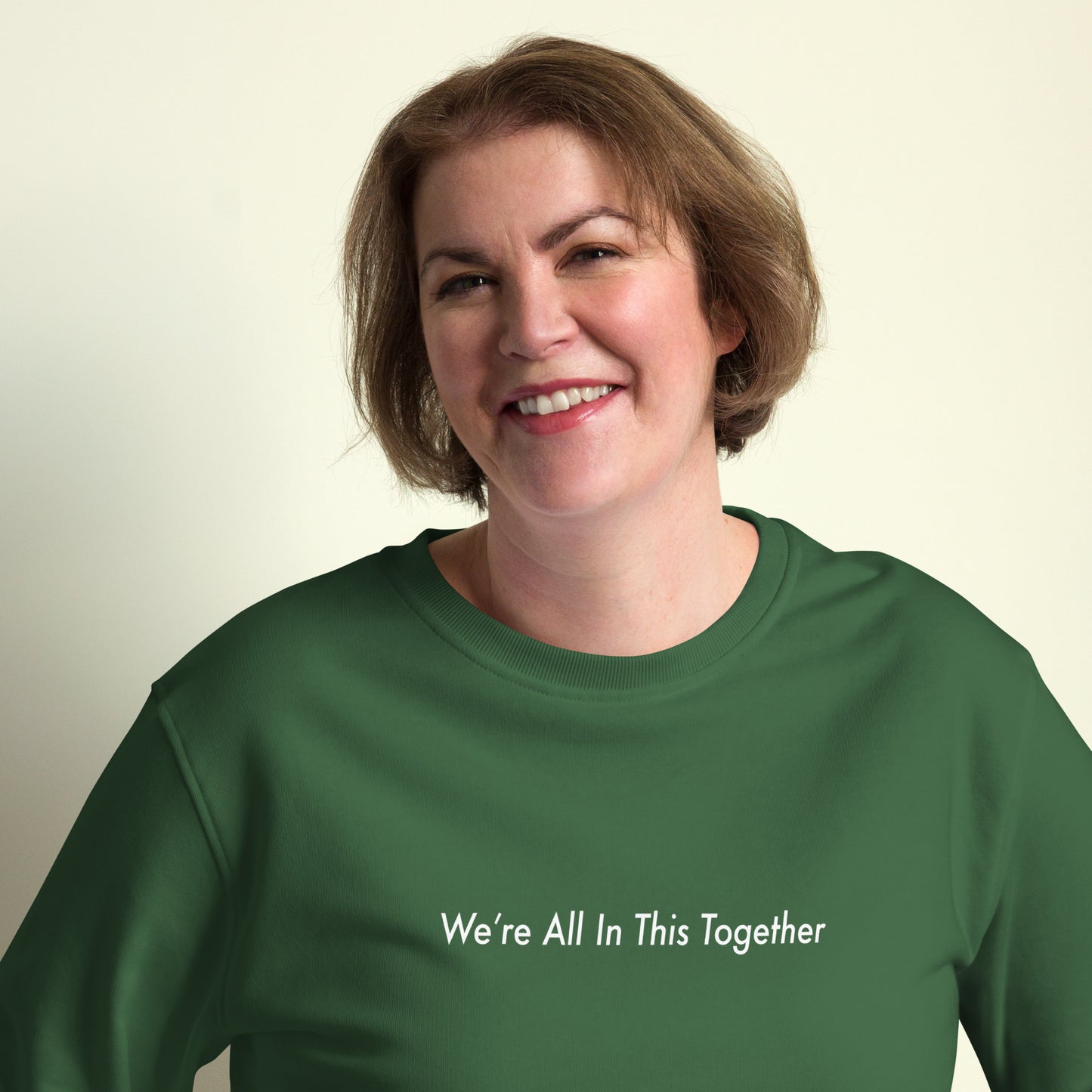 We're All In This Together Women's Oversized Organic Cotton Sweatshirt