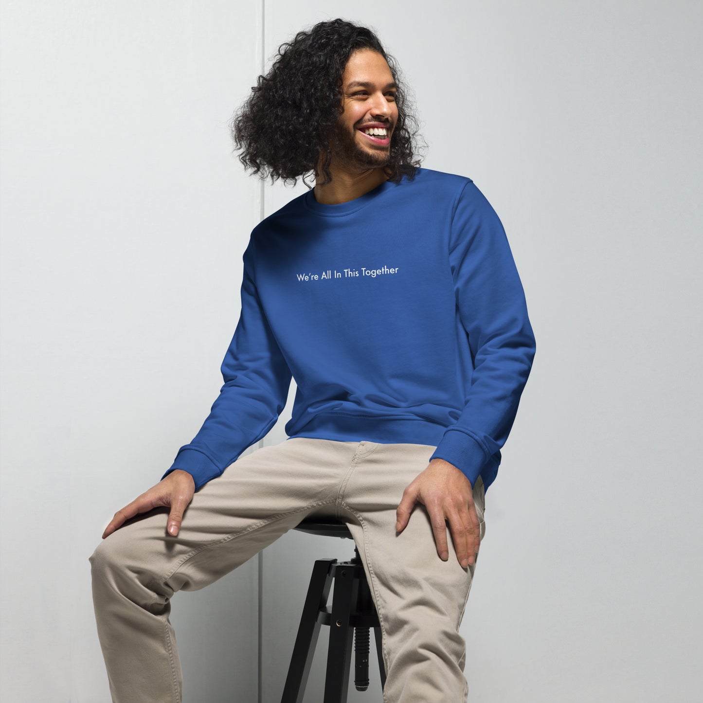We're All In This Together Men's Organic Cotton Sweatshirt