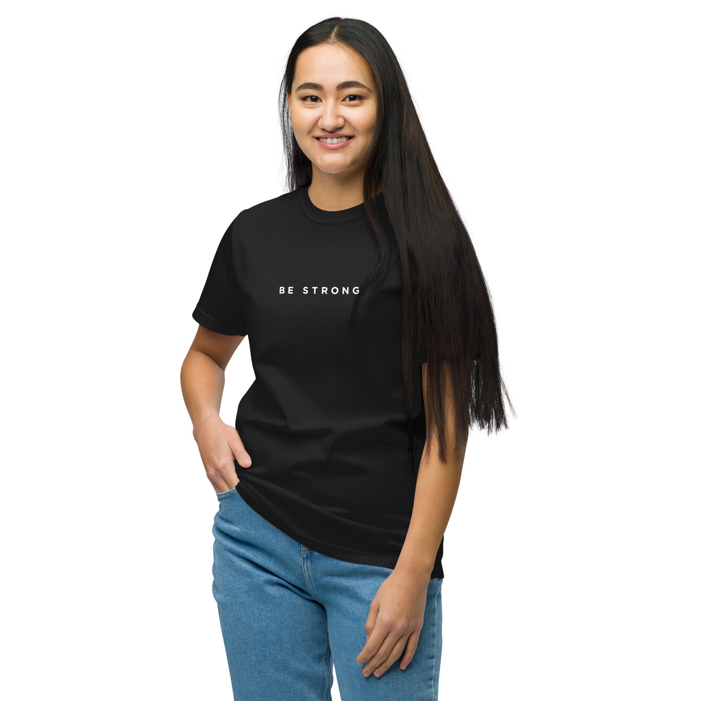 Be Strong Women's Oversized 100% Organic Cotton T-Shirt